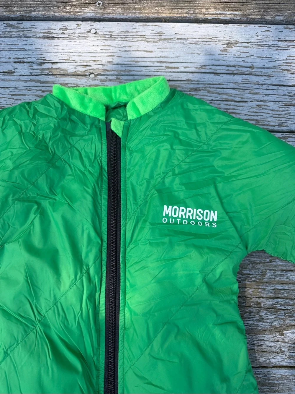 Morrison Outdoors Little Mo Baby Toddler Green Sleeping Bag Pajama 20° Down